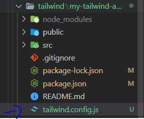 Create Tailwind configuration file
